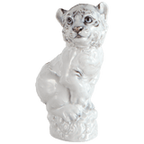 Figur Tiger Weißes Fell, H 12 cm | Meissen Figuren chinesisches Jahrestier