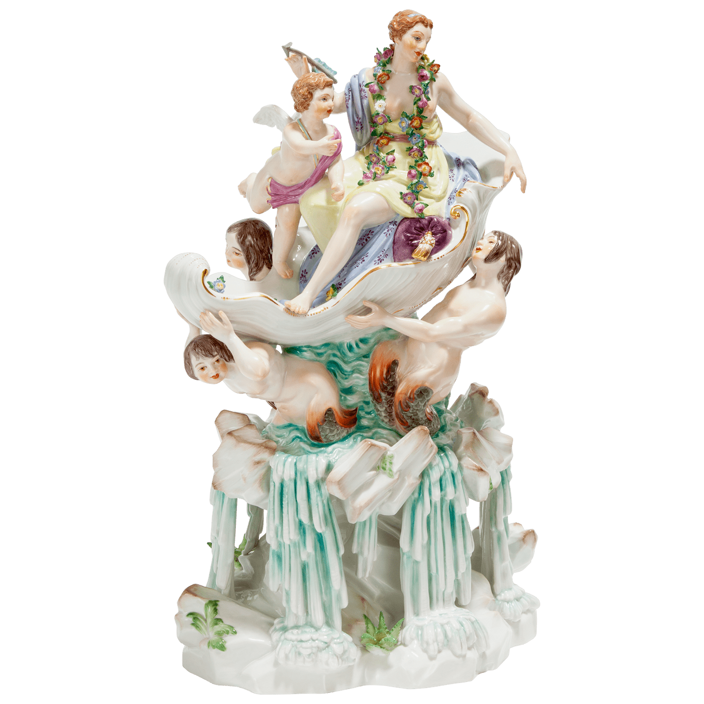 Figur Venus in Meeresmuschel, limitiert, H 35 cm | Meissen Limitierte Meisterwerke 900384 - 73589 - Meissen Weimar