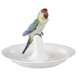 Figur Vogel an Schale, H 11,5 cm | Meissen Figuren Individuell