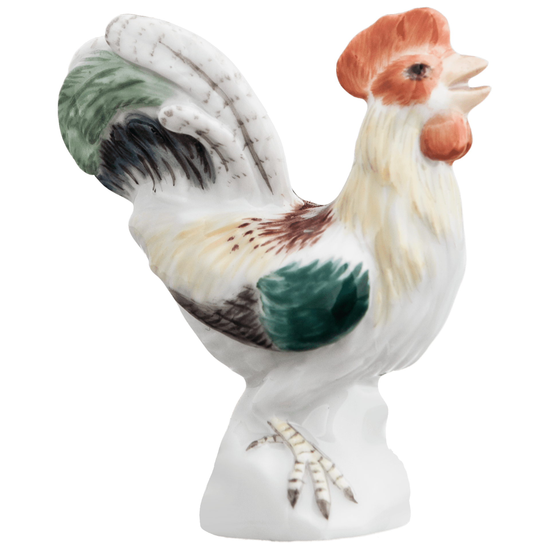 Figur Vogel, Bunt staffiert, H 4,5 cm | Meissen Einzelplastik 900100 - 77020 - Meissen Weimar