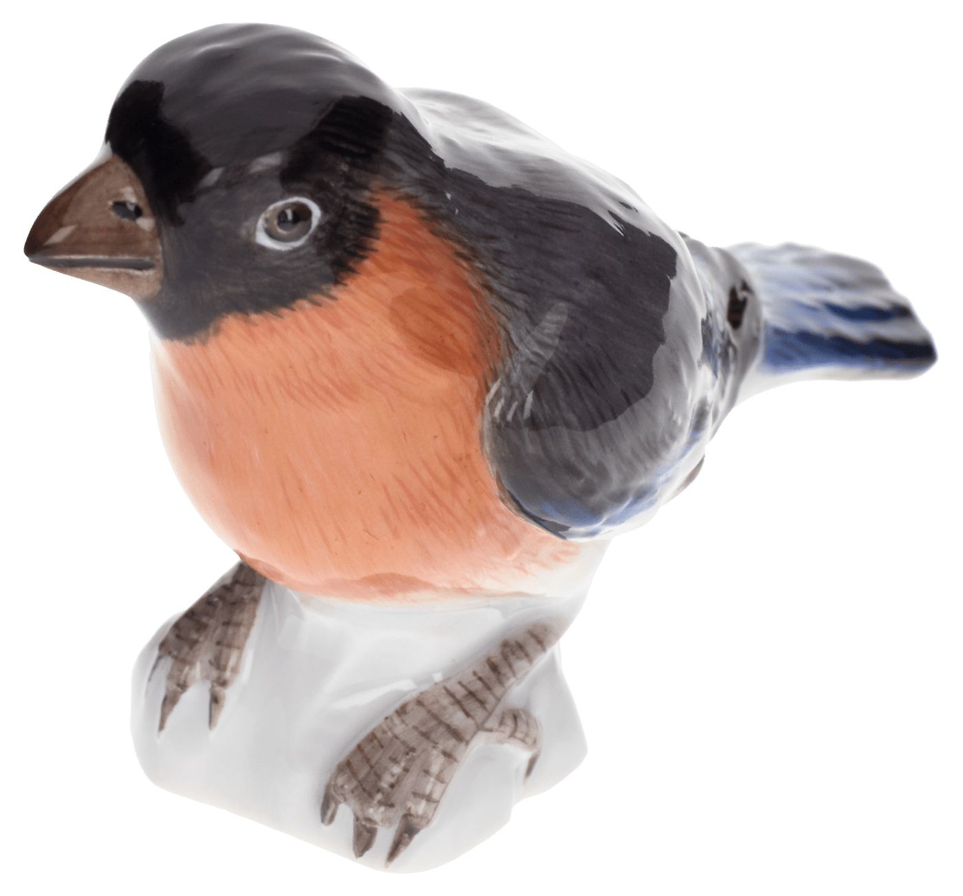 Figur Vogel Gimpel, Bunt staffiert, H 5,5 cm | Meissen Figuren Individuell 900100 - 77168 - Meissen Weimar