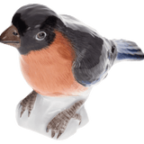 Figur Vogel Gimpel, Bunt staffiert, H 5,5 cm | Meissen Figuren Individuell
