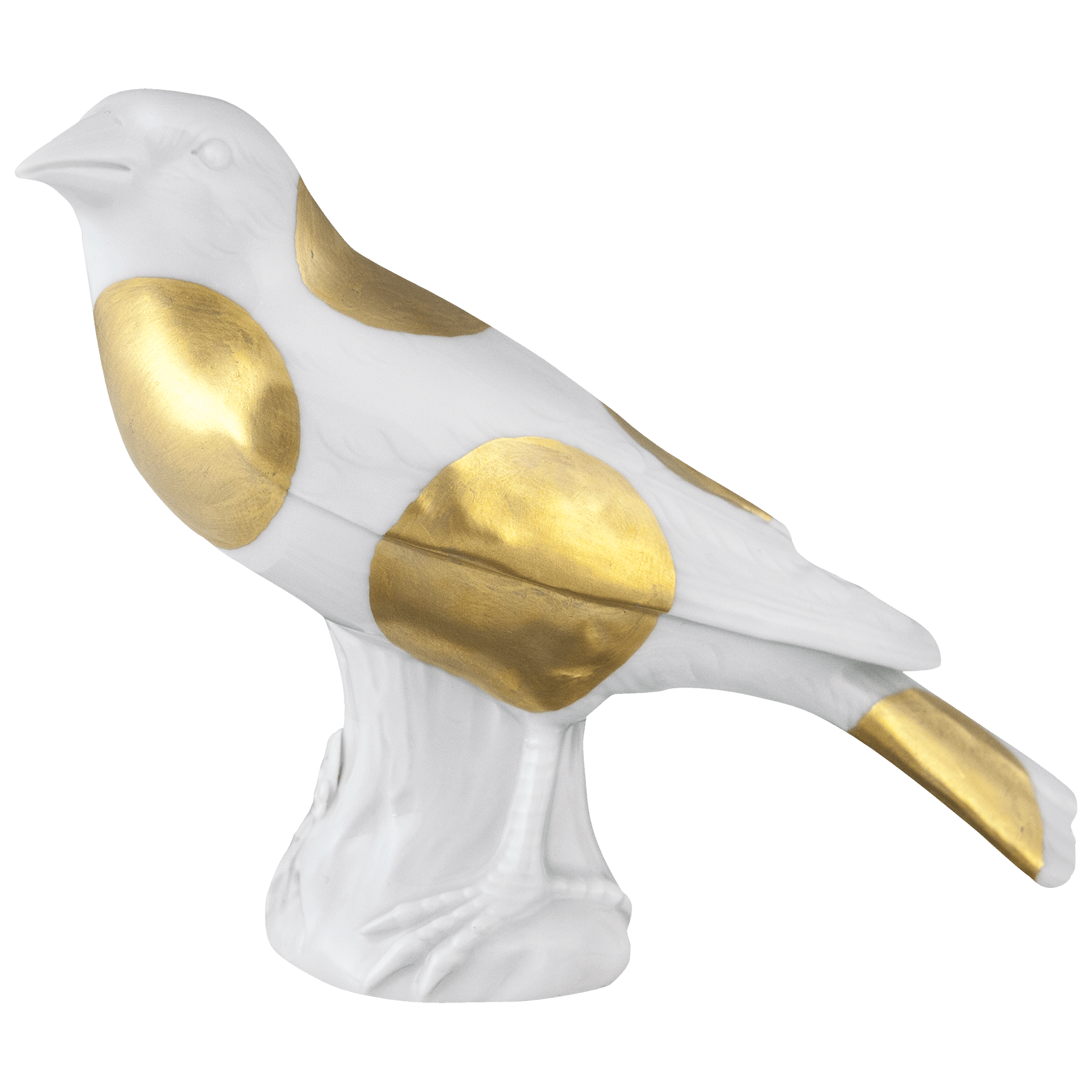 Figur Vogel Goldpunkte H 9 cm | Meissen Atelier - Edition 65o009 - 77171 - Meissen Weimar