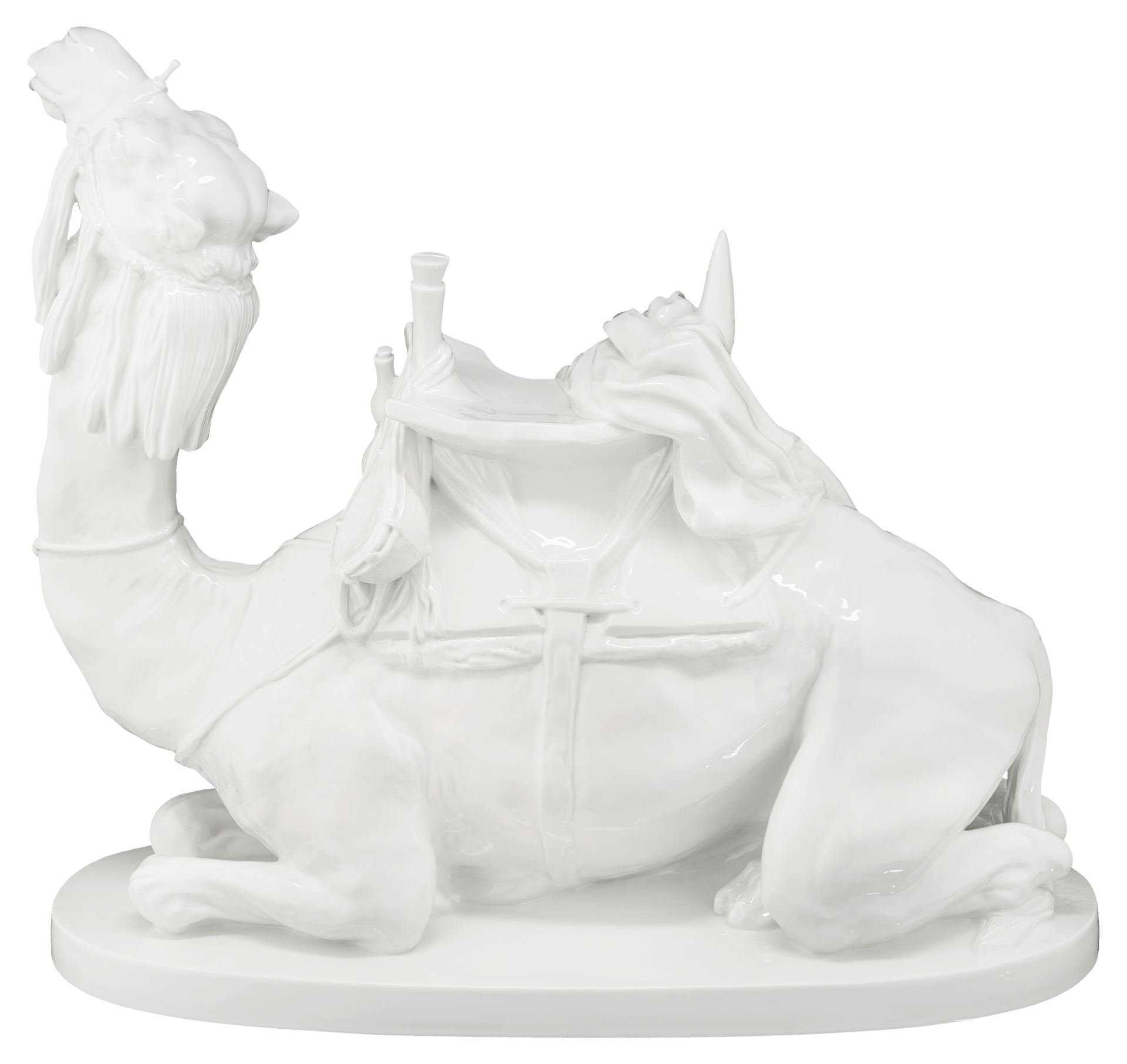 Figur, Weiß, L 52 cm | Meissen Einzelplastik 000001 - 76077 - Meissen Weimar