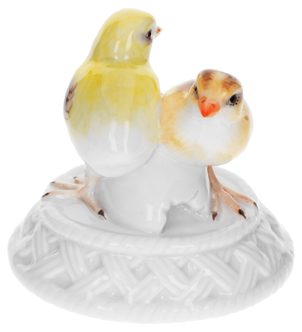 Figur Zwei Küken, H 4,8 cm | Meissen Figuren - Edition Tierkinder 900600 - 77432 - Meissen Weimar