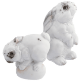Figuren-Set Hase, weiß-bunt, 2-tlg. | Meissen Figuren-Edition Tierkinder