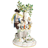 Figurengruppe Gärtnergruppe mit Apfelbaum, Höhe 28 cm | Meissen Exklusiv-Kollektion