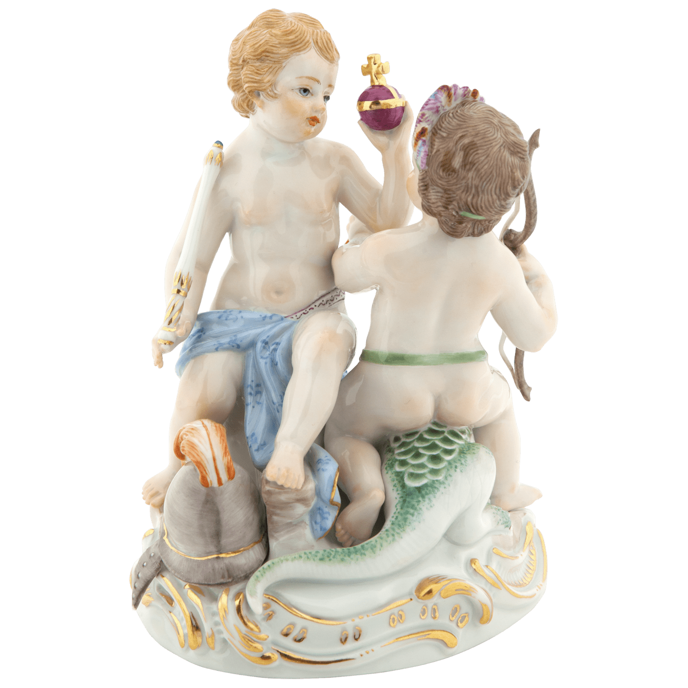 Figurengruppe handbemalt, Höhe 13,5 cm | Meissen Limitierte Meisterwerke 900384 - 70586 - Meissen Weimar