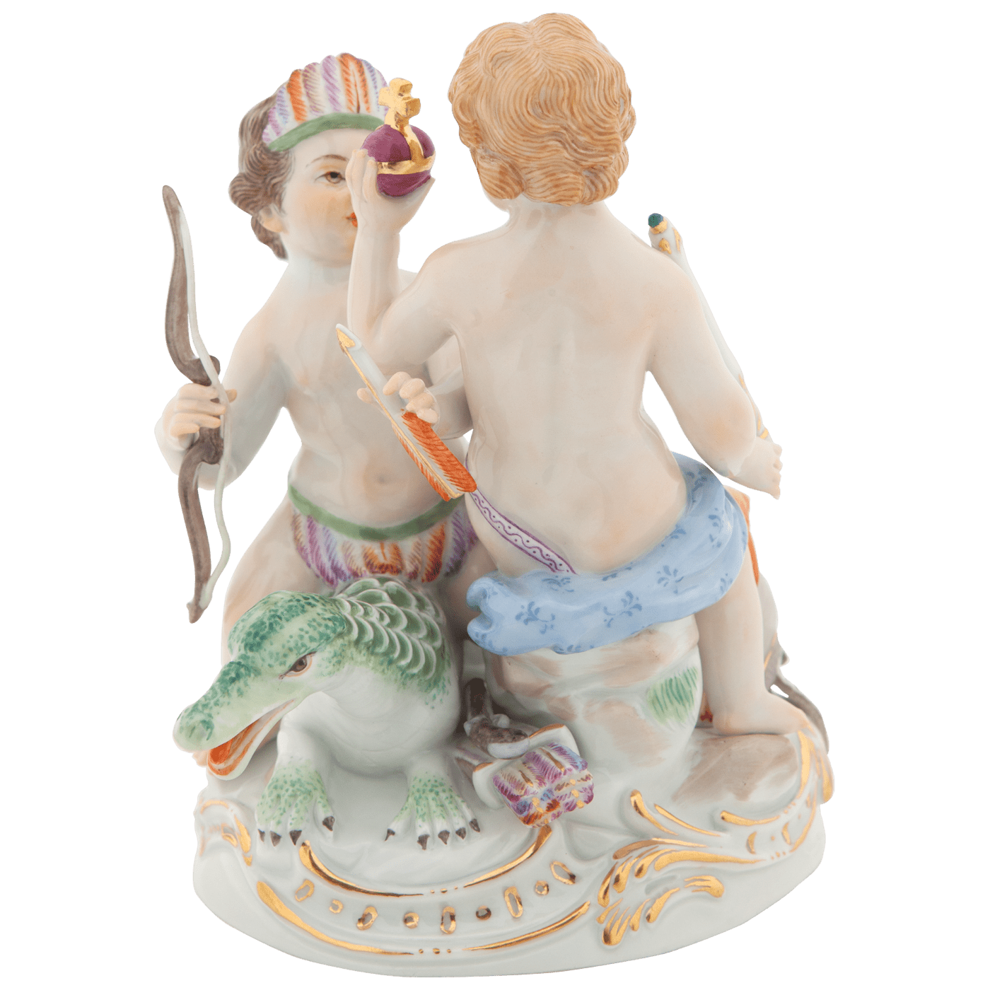Figurengruppe handbemalt, Höhe 13,5 cm | Meissen Limitierte Meisterwerke 900384 - 70586 - Meissen Weimar