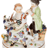 Figurengruppe Herbst, H 18 cm, handbemalt | Meissen Figuren Individuell