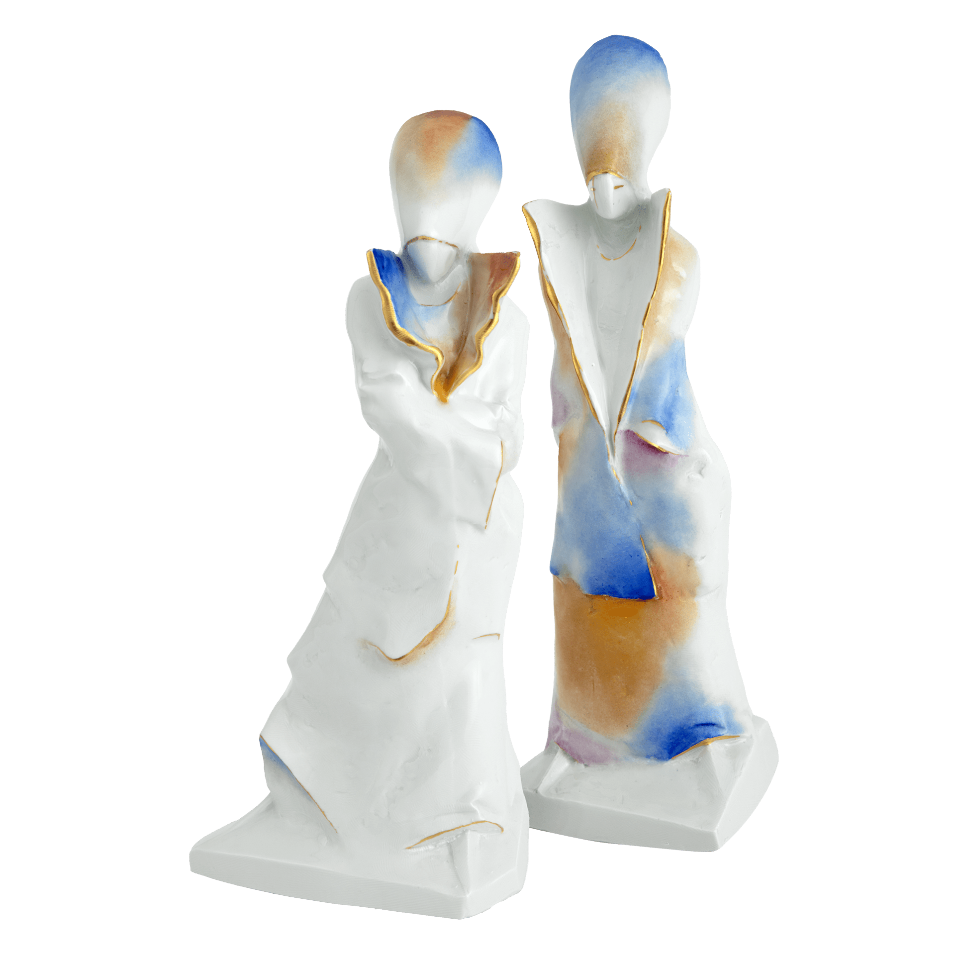 Figurenpaar Rainbow, Porzellan, H 30 cm | Meissen Unikate 63c055-u6594 - Meissen Weimar