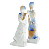 Figurenpaar Rainbow, Porzellan, H 30 cm | Meissen Unikate