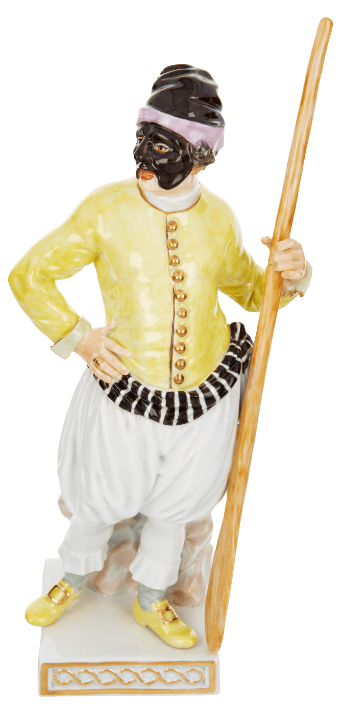 Figurine Gondoliere, Staffiert, H 18 cm | Meissen Figuren - Edition Italienische Komödie 900300 - 64569 - Meissen Weimar