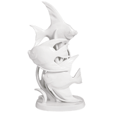 Fische, Weiß, H 28 cm | Meissen Einzelplastik