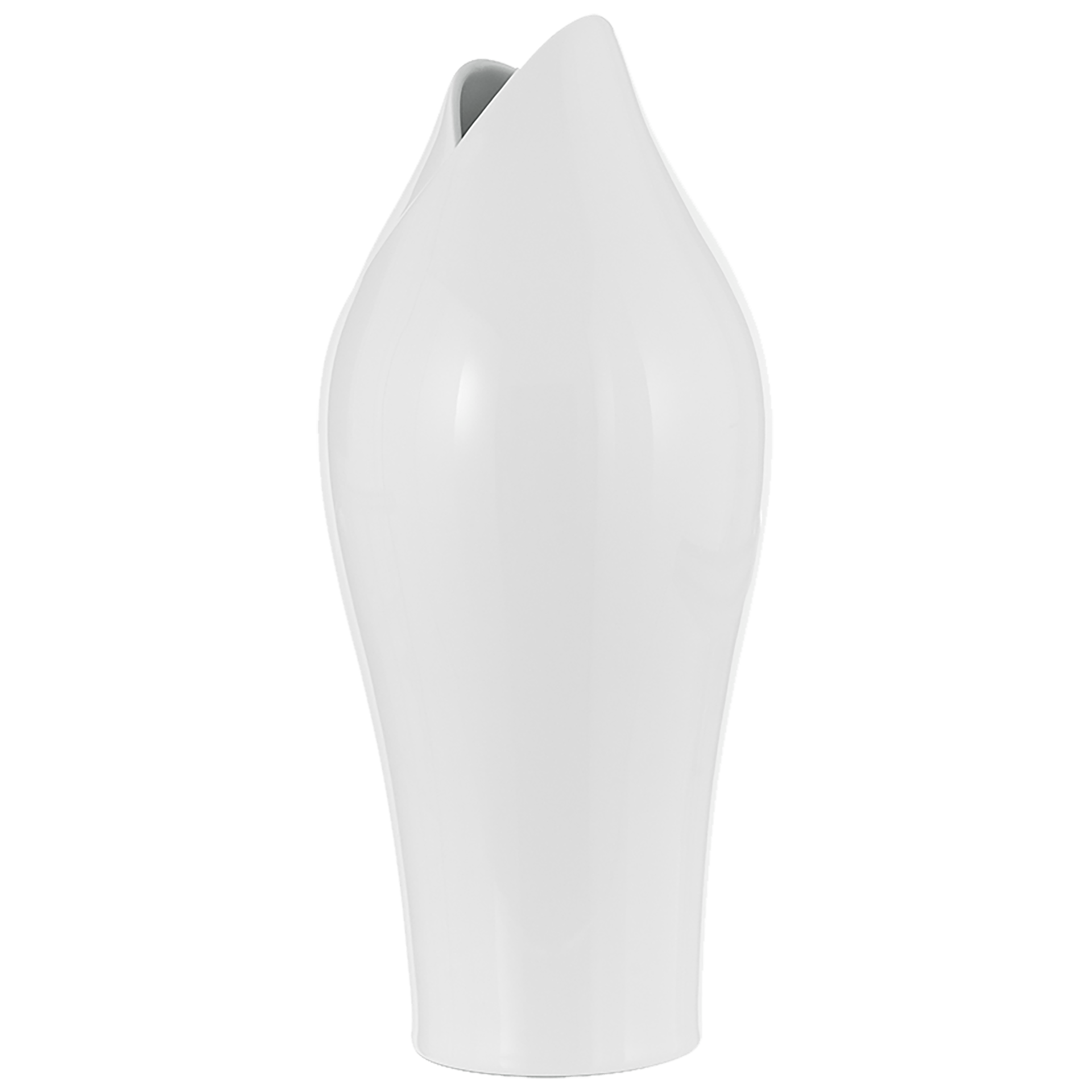 Fischmaulvase, mittlere Größe, Weiß, H 29 cm | Vasen - Kollektion - Fischmaulvase 000001 - 50259 - Meissen Weimar