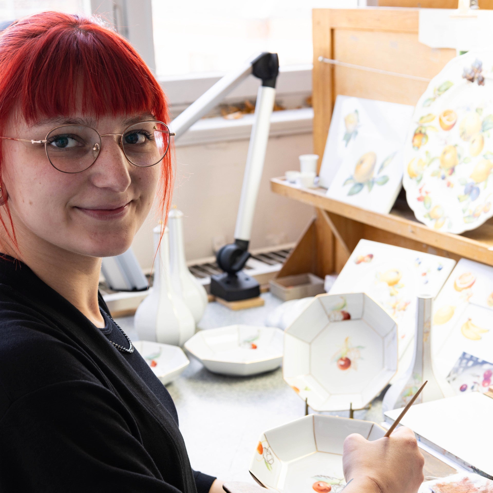 Flakon "Fruchtspiele", Lim. 25, H 26 cm | Meissen Limited Edition 24A074-51056 - Meissen Weimar