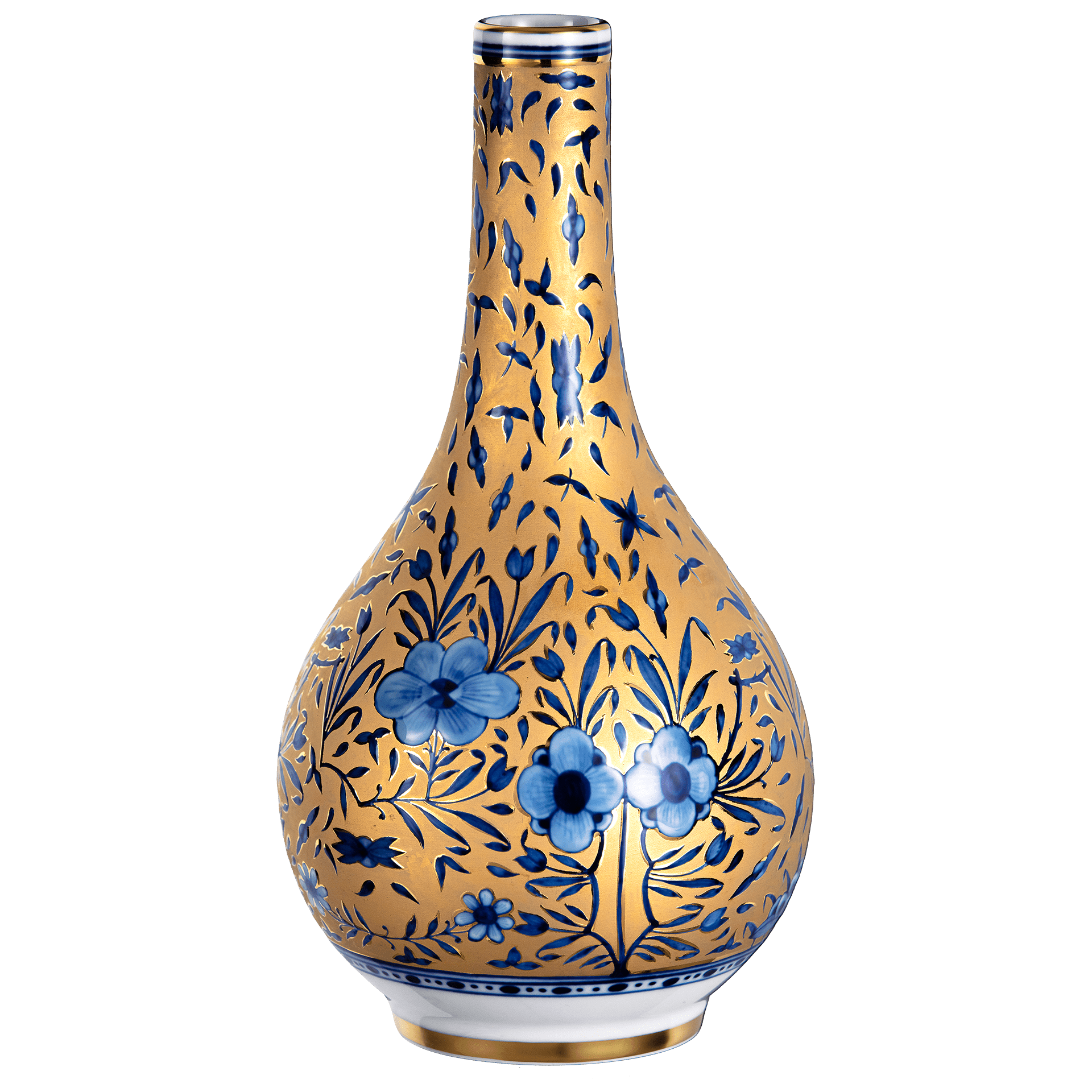 Flaschenvase, Florales, H 24,5 cm, limitiert | Meissen Limitierte Meisterwerke 827474 - 50261 - Meissen Weimar