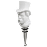 Flaschenverschluss Gentleman, Weiß, H 12 cm | Meissen Geschenke