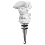Flaschenverschluss Kavalier Weiß H 11 cm | Accessoires Meissen Wellenspiel