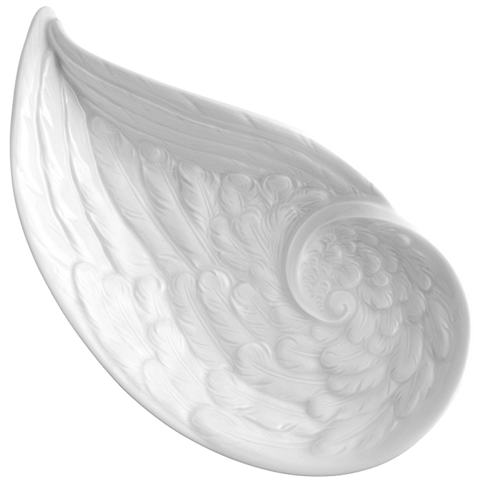 Flügelschale, Weiß, L 22 cm | Meissen Schalen Kollektion