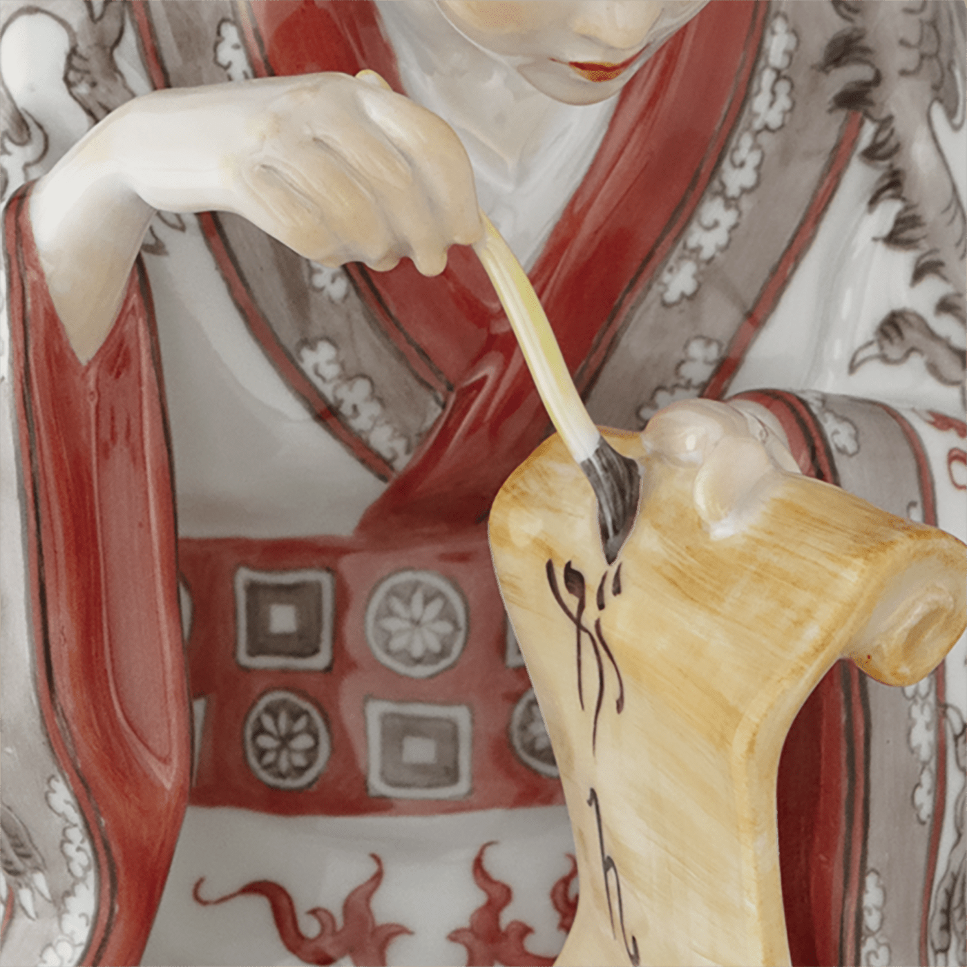 Frauenfigur Japanerin, limitiert, H 16,5 cm | Meissen Limitierte Meisterwerke 900184 - 65677 - Meissen Weimar