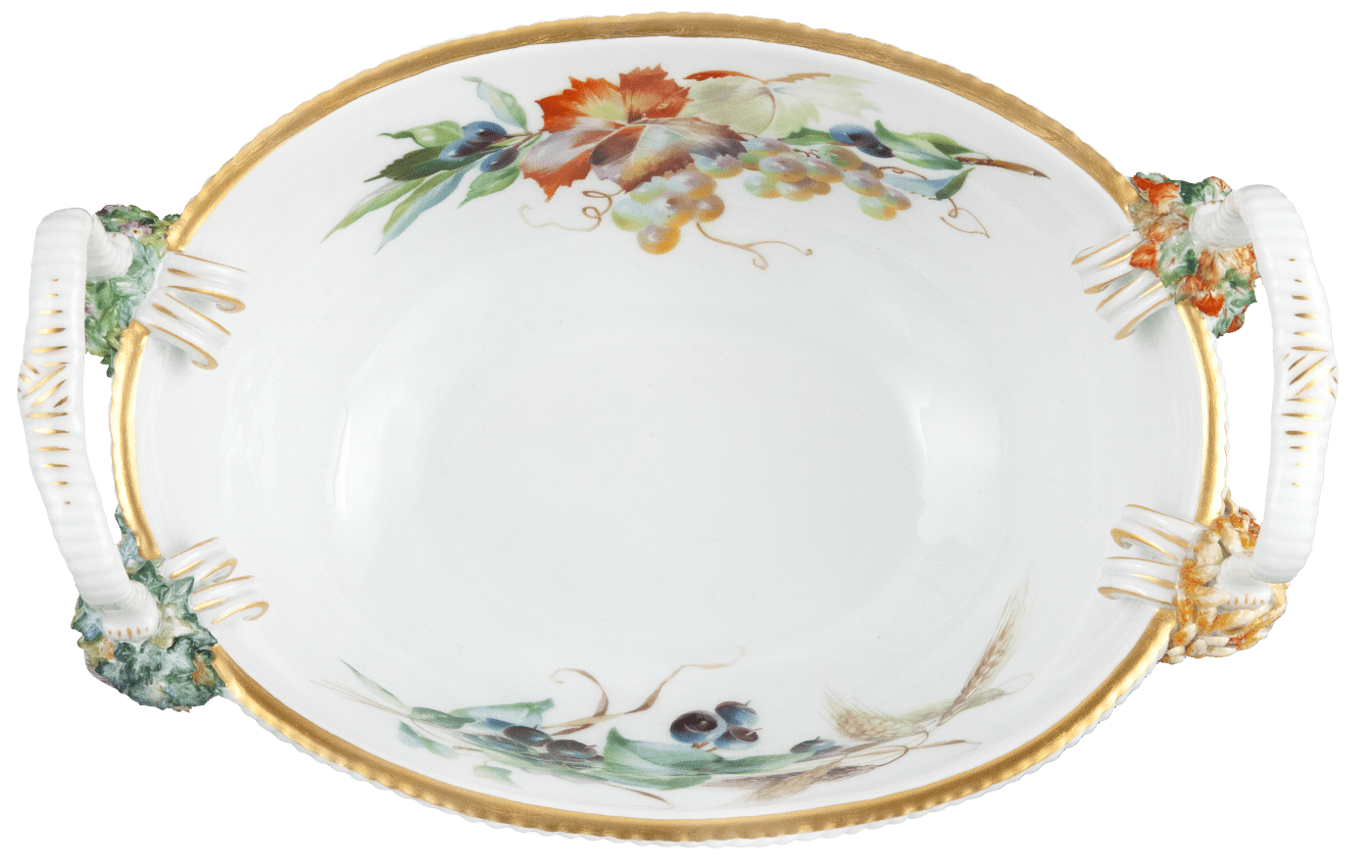 Früchtekorb, limitierte Meisterwerke, T 25 cm | Meissen Limitierte Meisterwerke 24a084 - 81589 - Meissen Weimar