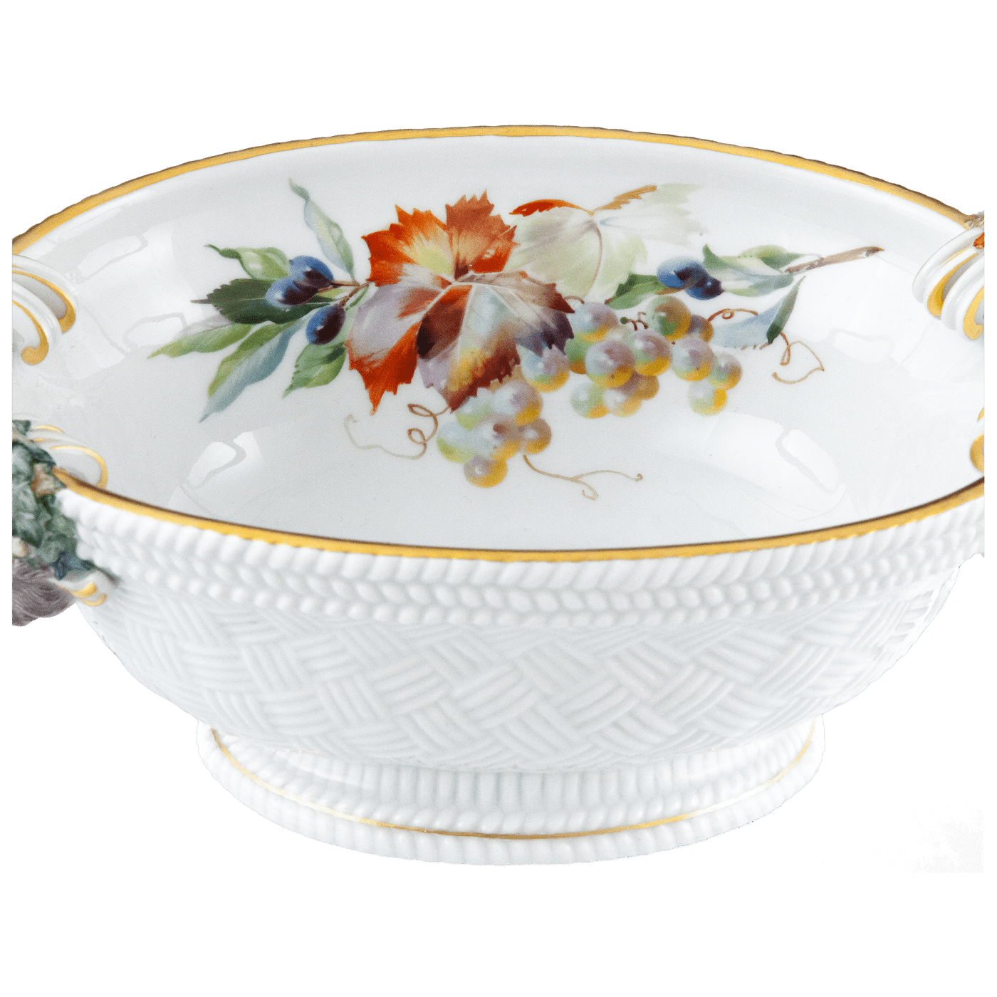 Früchtekorb, limitierte Meisterwerke, T 25 cm | Meissen Limitierte Meisterwerke 24a084 - 81589 - Meissen Weimar