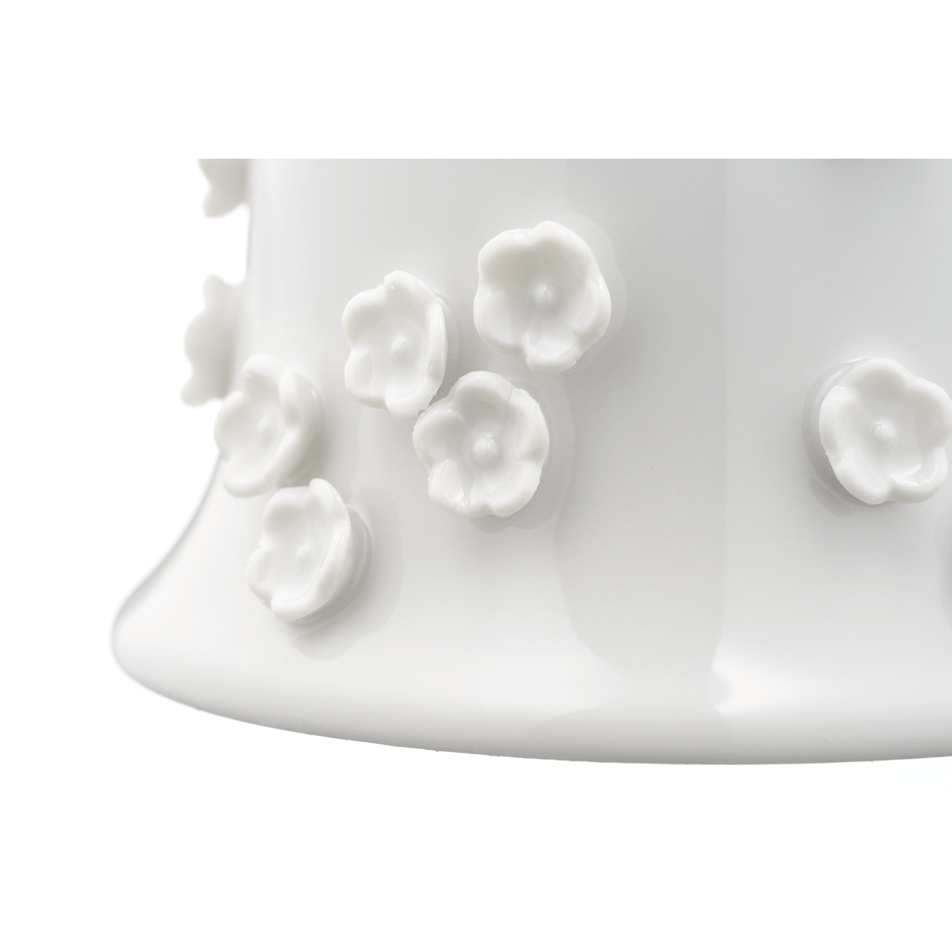 Glocke, Schneeballblüten, Weiß, Ø 5,5cm | Meissen Zweigschmuck Glocken Kollektion 000001 - 55M54 - Meissen Weimar