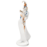 Einzelfigur Goldenes Vögelchen, Bunt und gold staffiert, H 42 cm | Meissen Figuren Individuell