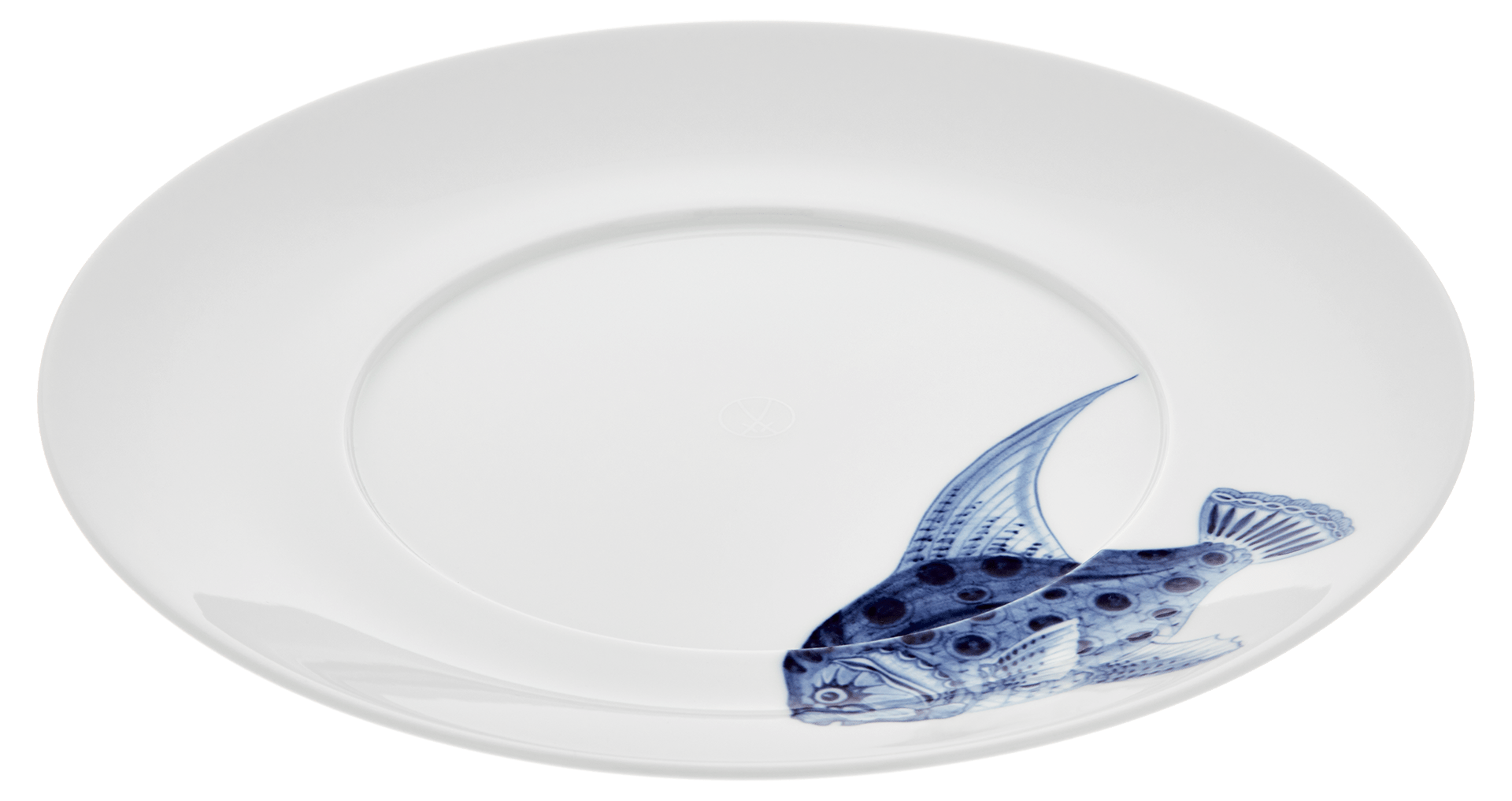 Gourmetteller, flach, "Blue Treasures", Fisch, Ø 28,5 cm | Meissen Cosmopolitan 82a277 - 37480 - Meissen Weimar