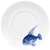 Gourmetteller, flach, "Blue Treasures", Fisch, Ø 28,5 cm | Meissen Cosmopolitan