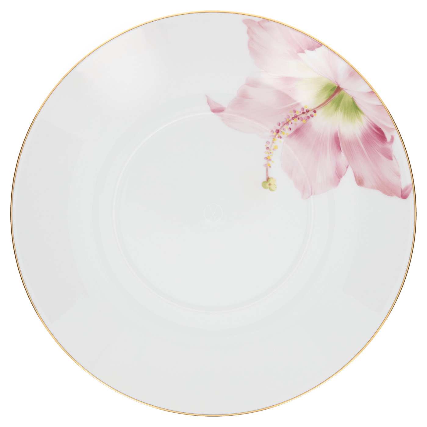 Gourmetteller Giant Bloom Hibiskus Goldrand, Ø 26 cm | Meissen Cosmopolitan 61b163 - 37489 - Meissen Weimar