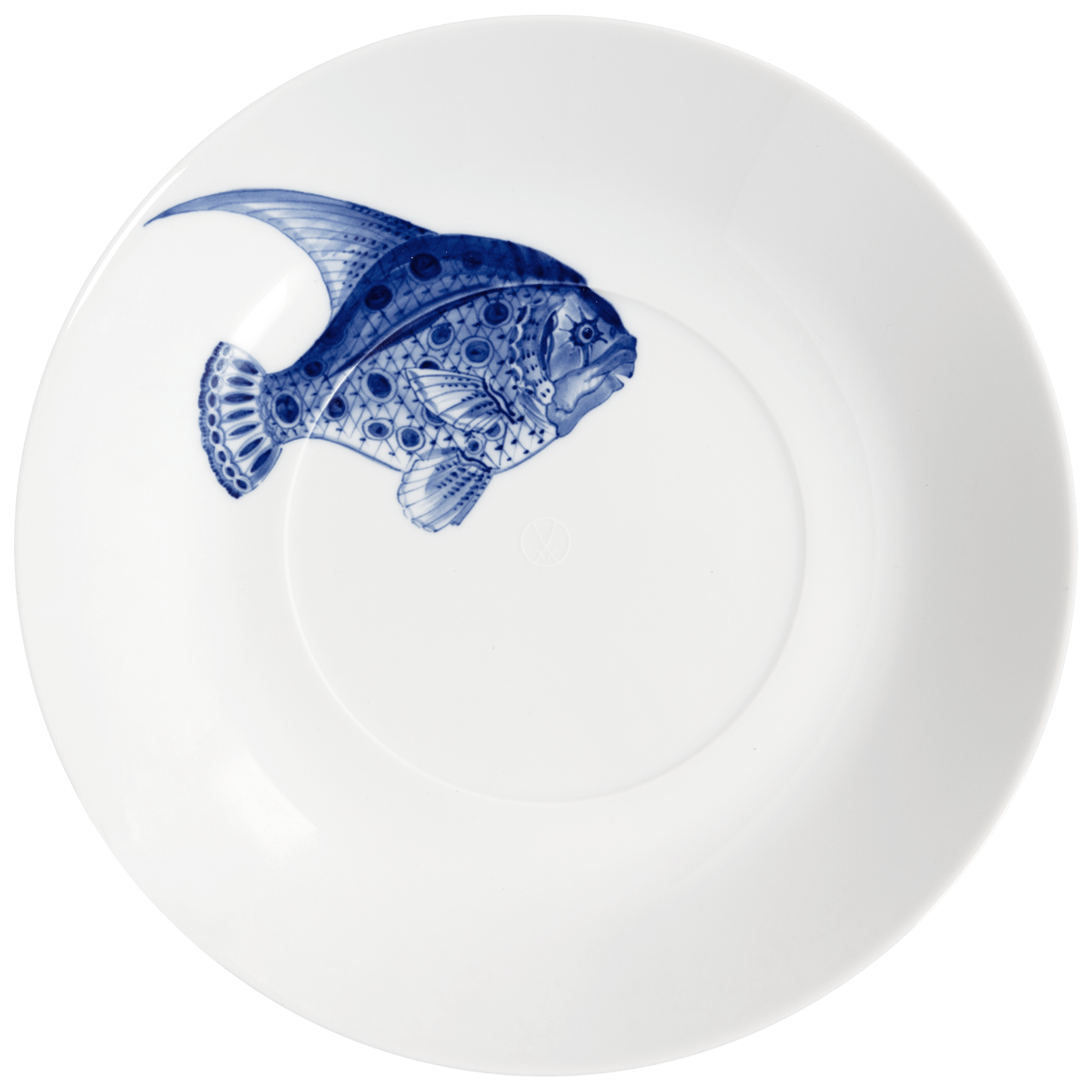 Gourmetteller, tief, "Blue Treasures", Fisch, Ø 26 cm | Meissen Cosmopolitan 82A277 - 37489 - Meissen Weimar