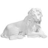 Große Löwen-Skulptur, Weiß, H 48 cm | Meissen Exklusiv-Kollektion