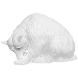 Große Tierfigur Bär, Weiß, H 56 cm | Meissen Exklusiv-Kollektion