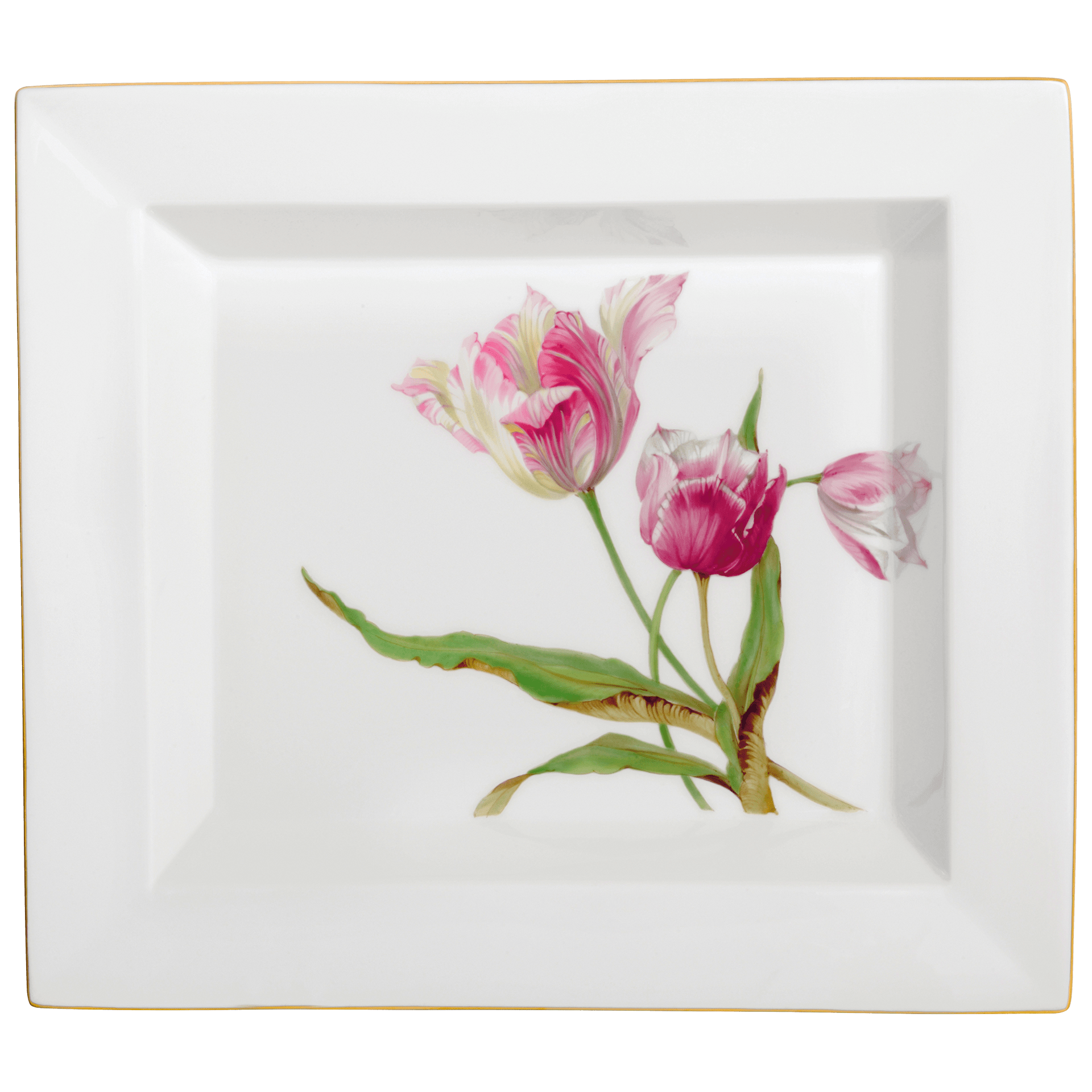 Große Vide - Poche, Tulpen, 21 x 18,5 cm | The Meissen Vide - Poche - Collection 23a040 - 53274 - Meissen Weimar