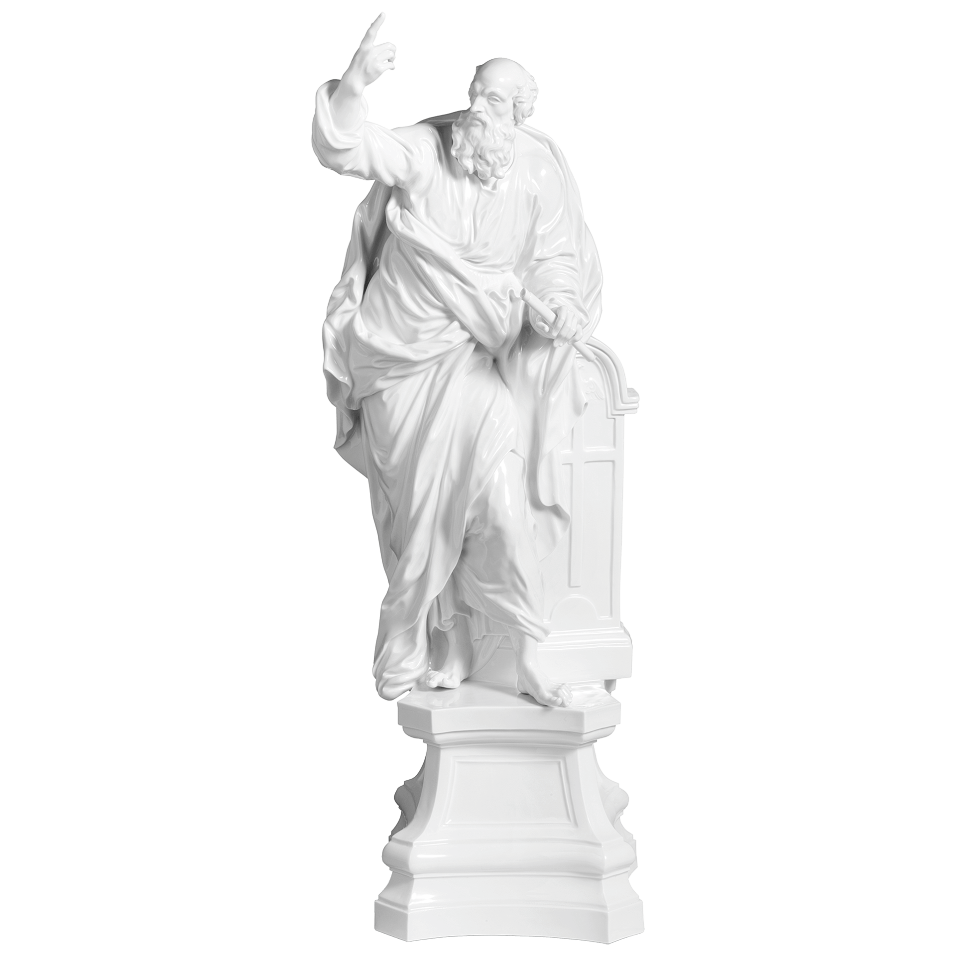 Großfigur Apostel Thomas, Weiß, H 51 cm | Meissen Exklusiv - Kollektion 000080 - 72003 - Meissen Weimar