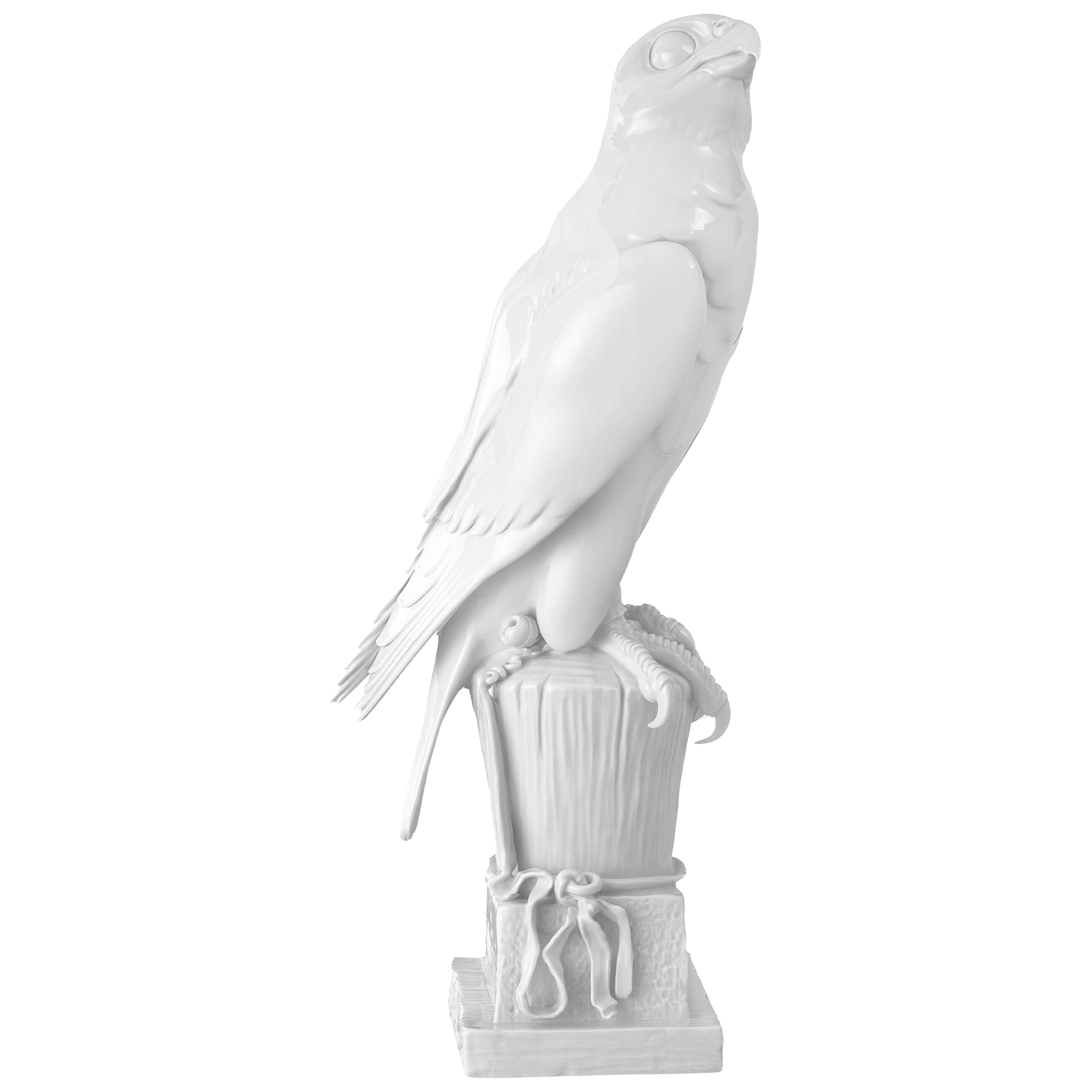 Großfigur Falke Weiß H 65 cm | Meissen Exklusiv - Kollektion 000080 - 76m22 - Meissen Weimar