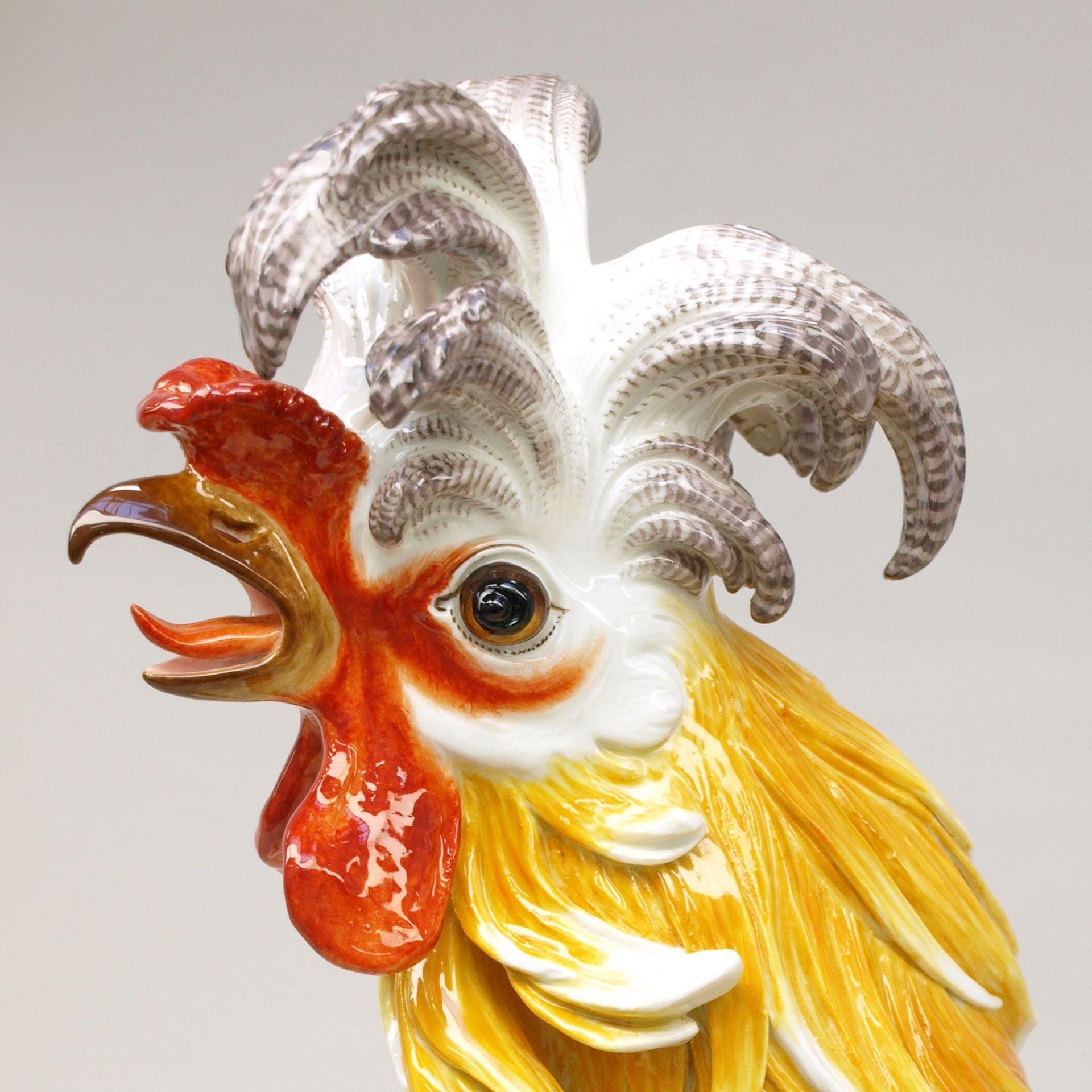 Großfigur Paduaner Hahn, bunt, H 77 cm | Meissen Exklusiv - Kollektion 900180 - 76m03 - Meissen Weimar