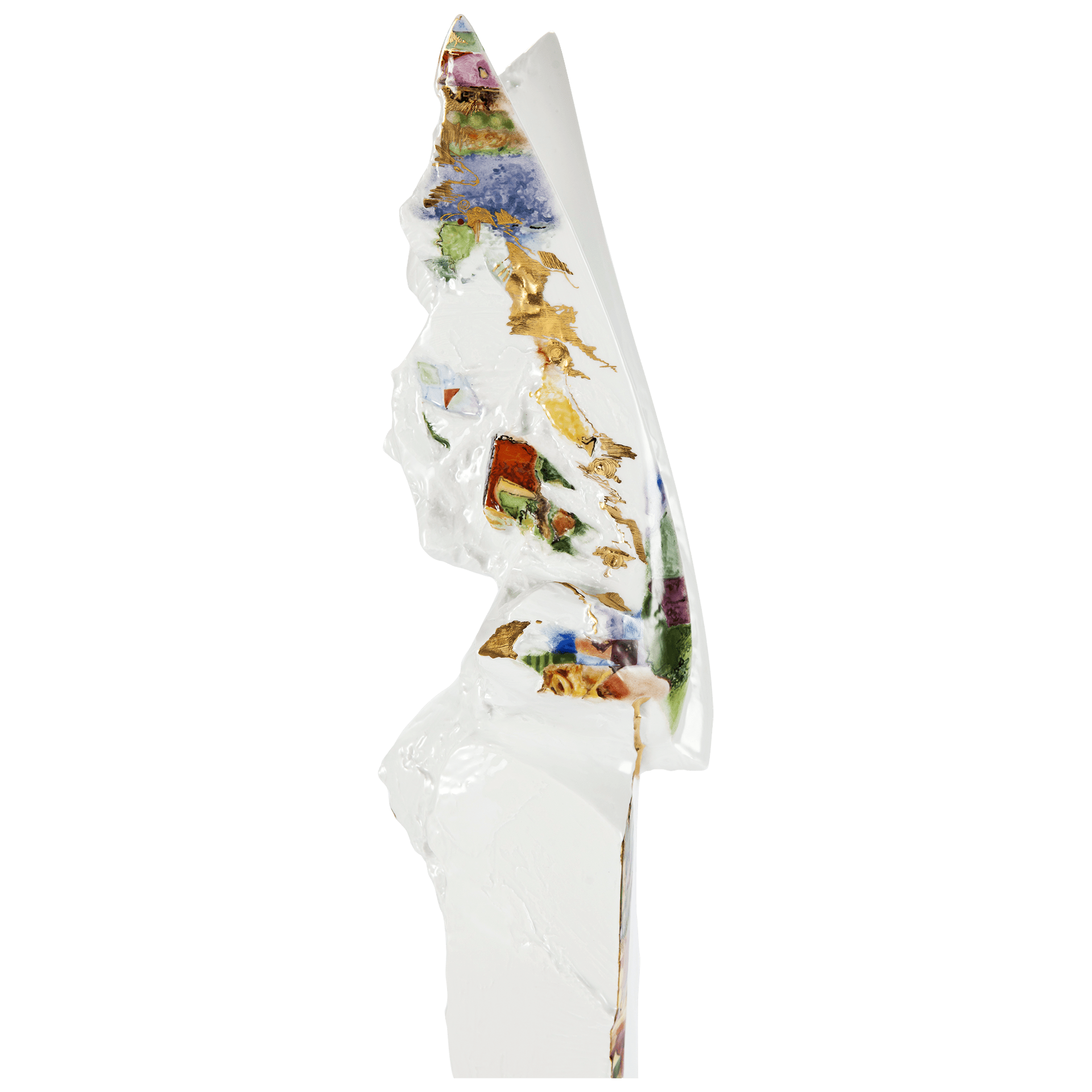 Großfigur Raumzeichen Zwei Flügel, handbemalt, H 77 cm | Meissen Limitierte Meisterwerke 900384 - 73936 - Meissen Weimar