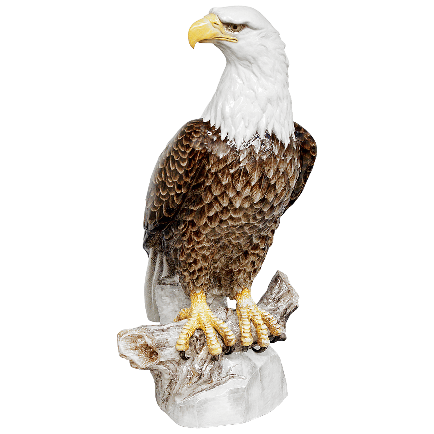 Großfigur Weißkopfseeadler, handbemalt, H 78 cm | Meissen Exklusiv - Kollektion 900180 - 76038 - Meissen Weimar