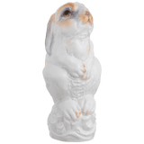 Hase, Bunt staffiert, leicht, H 12 cm | Meissen Figuren chinesisches Jahrestier