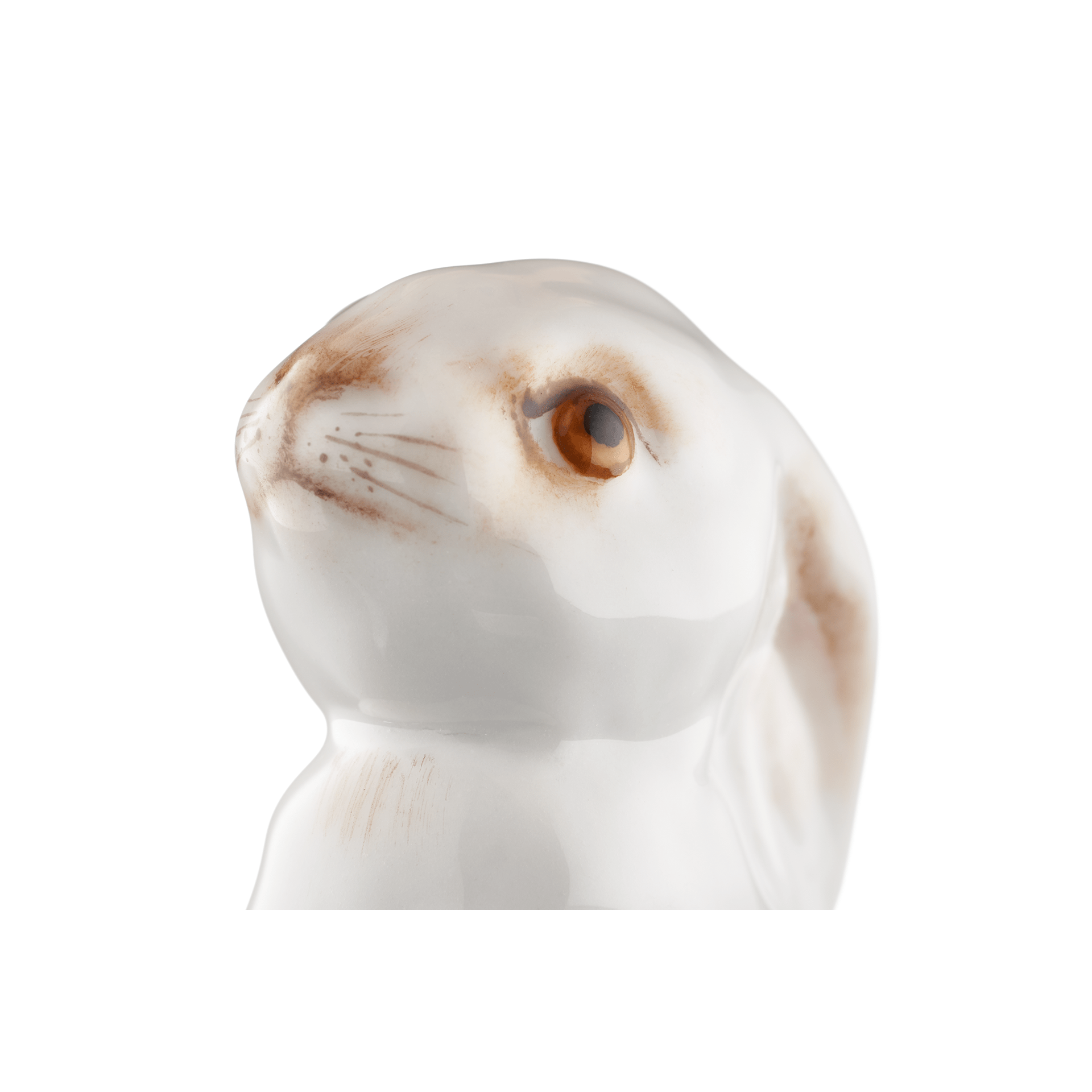 Hase, Bunt staffiert, leicht, H 5 cm | Meissen Figuren - Edition Tierkinder 900600 - 78992 - Meissen Weimar