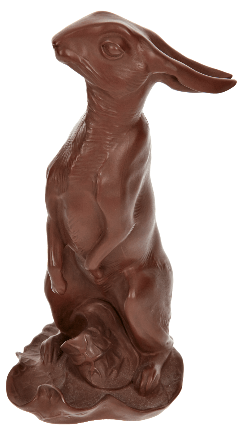 Hase, H 17 cm | Meissen Figuren Böttgersteinzeug 000002 - 86159 - Meissen Weimar