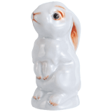 Hase, Rot staffiert - Leicht, H 5 cm | Meissen Figuren-Edition Tierkinder