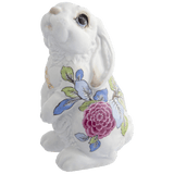 Hase Theo, Indisch Blümchen, H 13 cm | Meissen Figuren-Edition Hasen