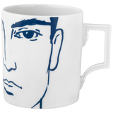 Henkelbecher, "Adam", blaues Portrait, V 0,25 l, | The Meissen Mug Collection - Berlin