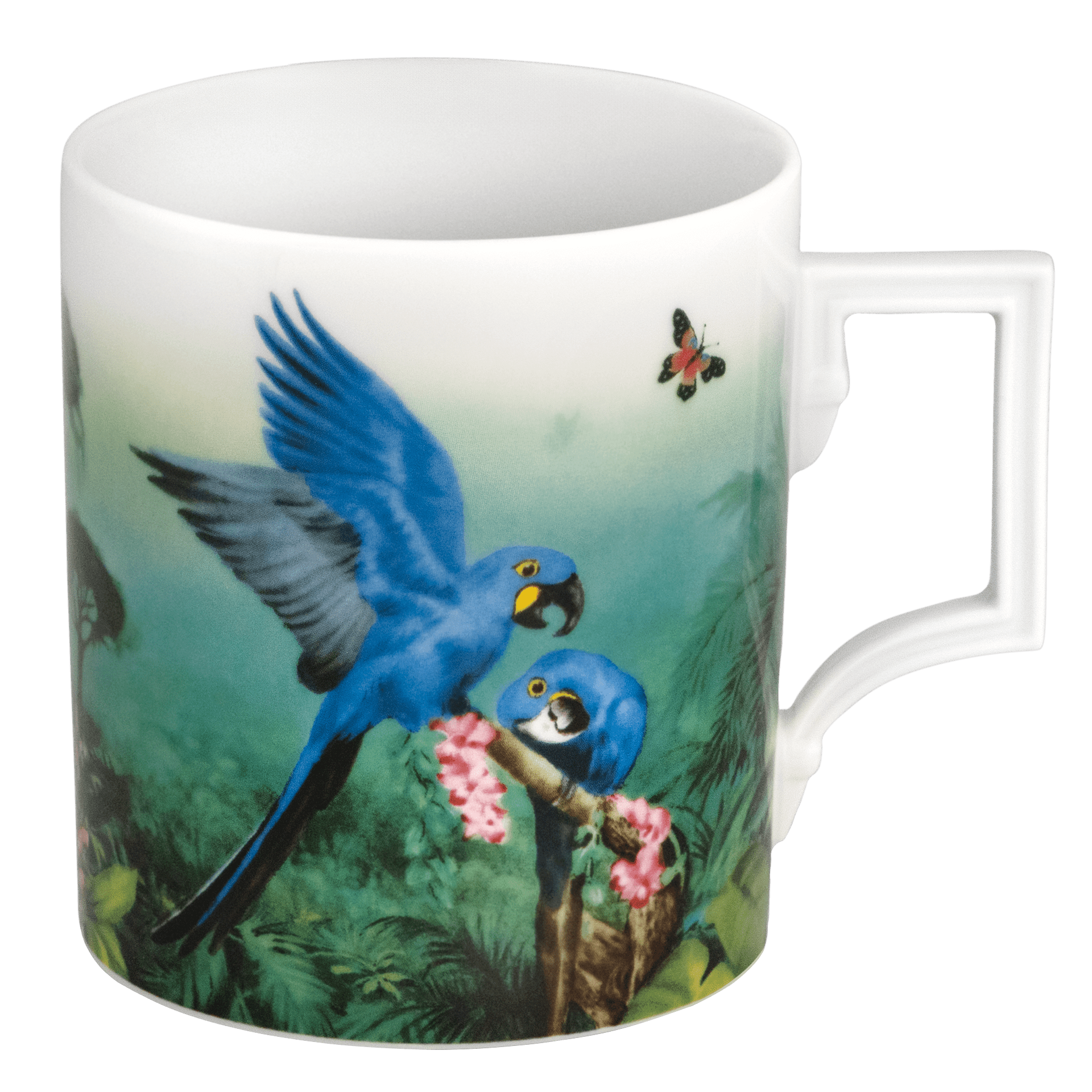 Henkelbecher Ara Hyazinthara, Ø 9 cm, V 0,25 l | The Meissen Mug Collection - Berlin 79b303-55810 - Meissen Weimar