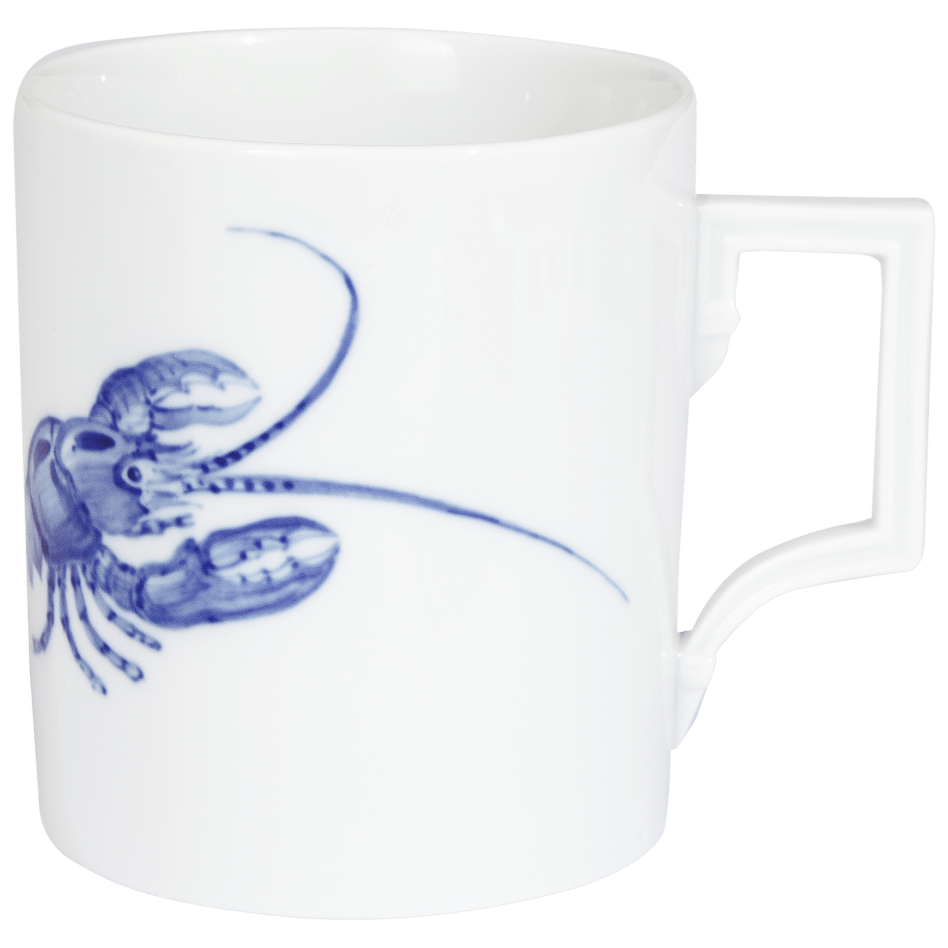 Henkelbecher, "Blue Treasures", Hummer, 0,25 l | Meissen Mug Berlin 82A280 - 55810 - Meissen Weimar