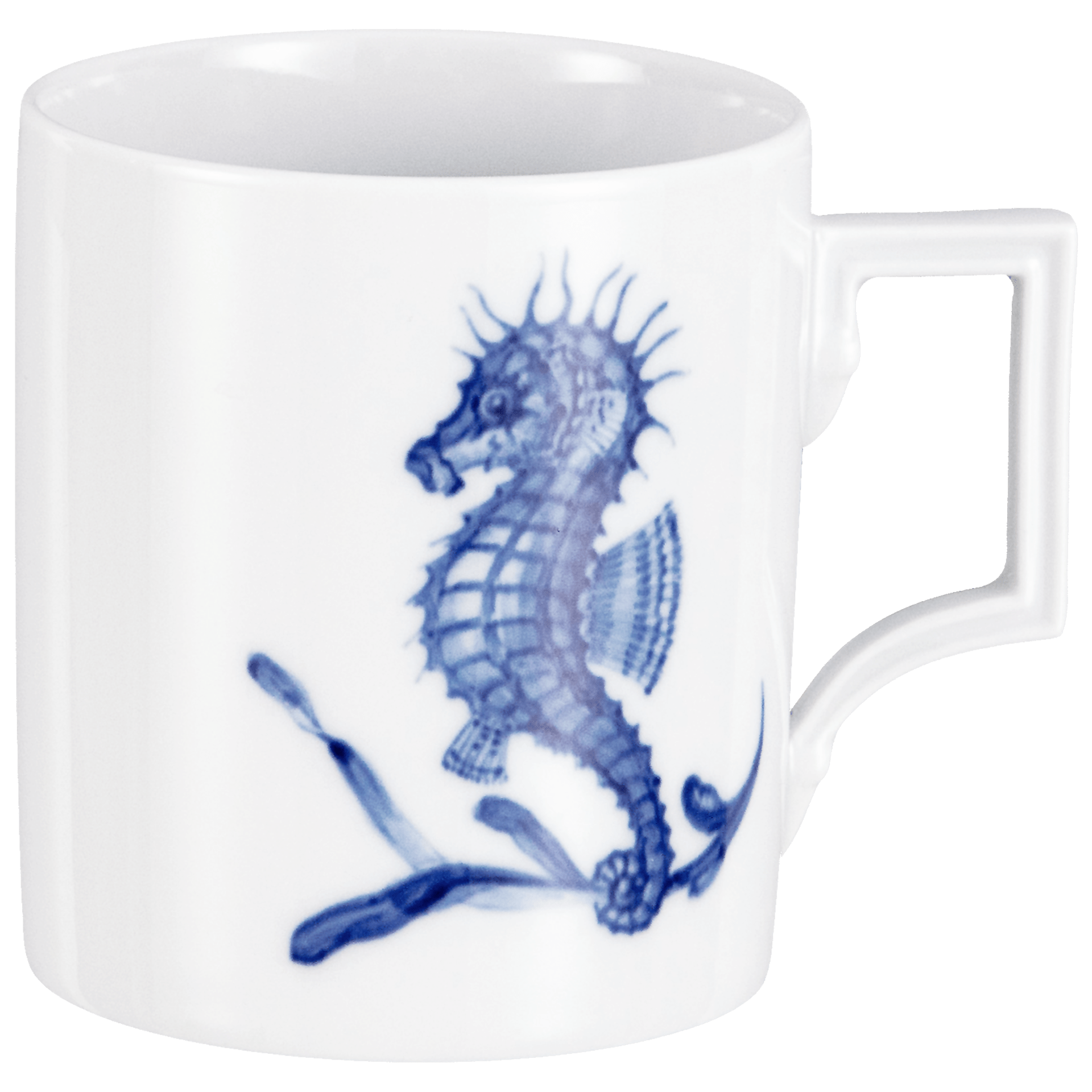 Henkelbecher, "Blue Treasures", Seepferdchen, V 0,25 l | Meissen Mug Berlin 82A278 - 55810 - Meissen Weimar